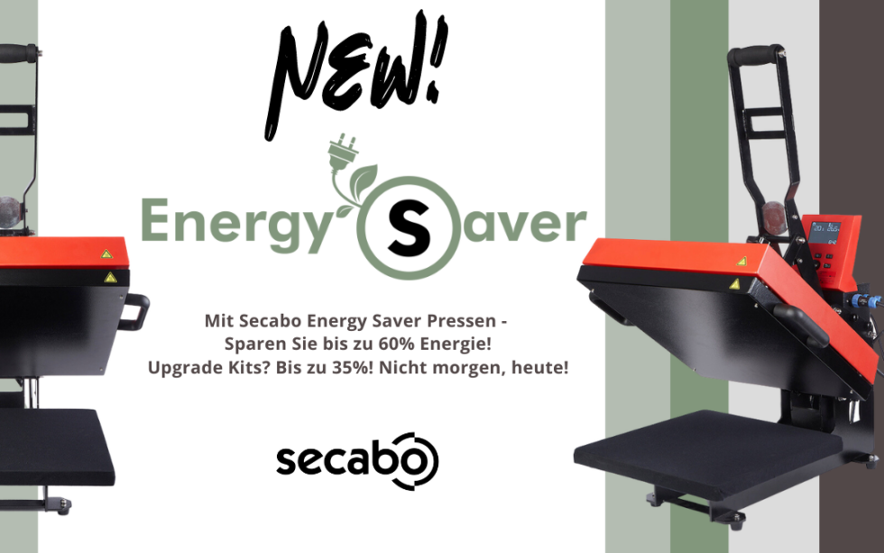 Die Zukunft des Textildrucks: Entdecken Sie die Energy Saver Transferpressen von Secabo!