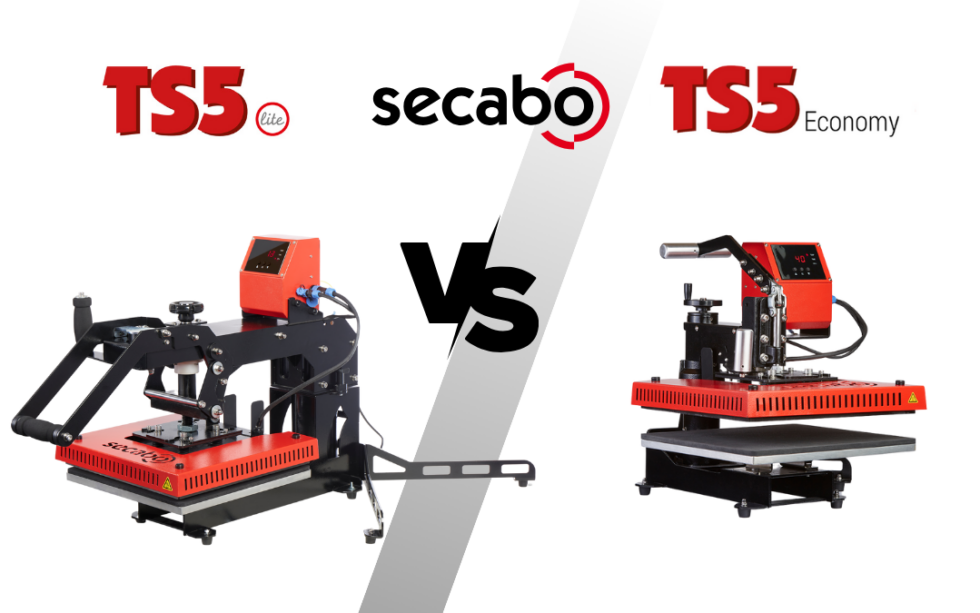 Secabo TS5 Economy vs. Secabo TS5 Lite: Welche Transferpresse ist die richtige für dich?